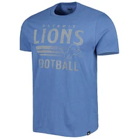 T-shirt '47 Blue Detroit Lions Wordmark Rider Franklin pour homme