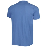 T-shirt '47 Blue Detroit Lions Wordmark Rider Franklin pour homme