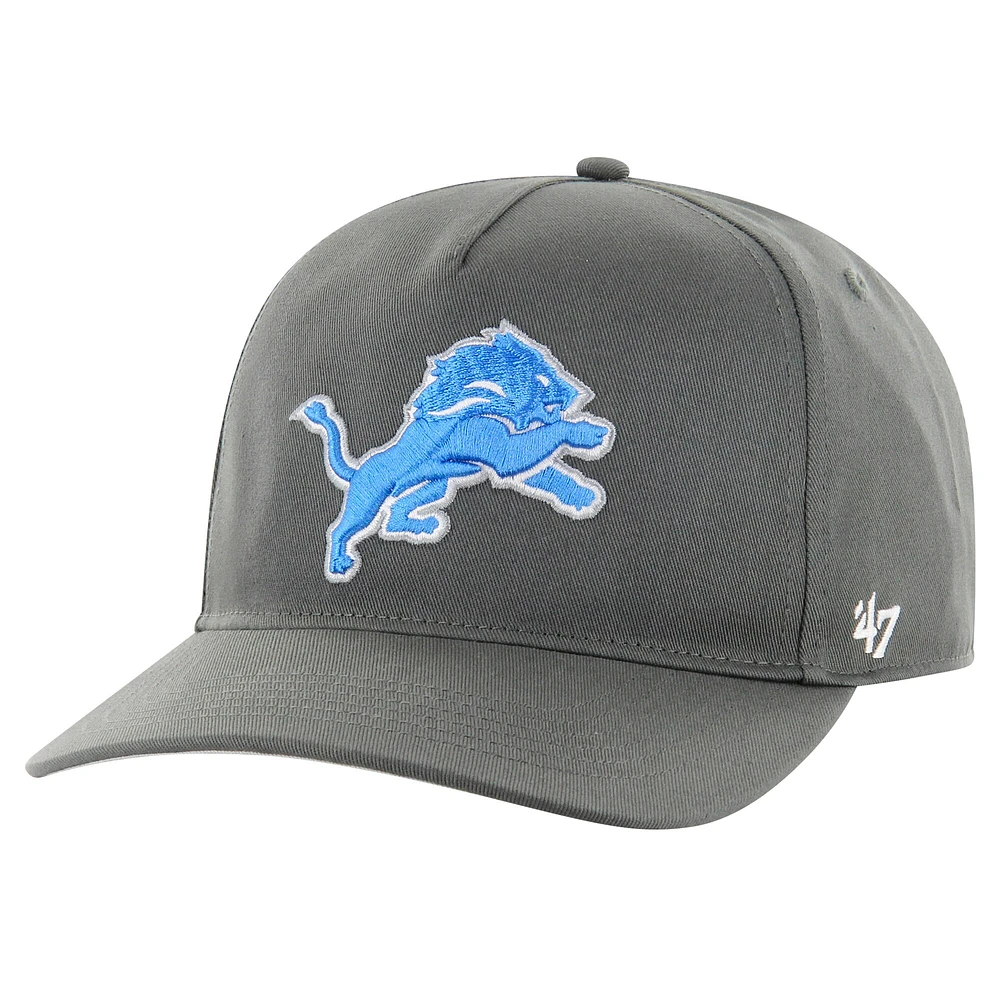 Casquette ajustable Hitch '47 pour homme, couleur anthracite, des Lions de Détroit