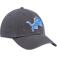 Men's '47 Charcoal Detroit Lions Secondary Clean Up Adjustable Hat