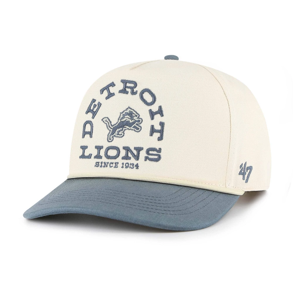 Men's '47 Cream Detroit Lions Ranchero Hitch Adjustable Hat