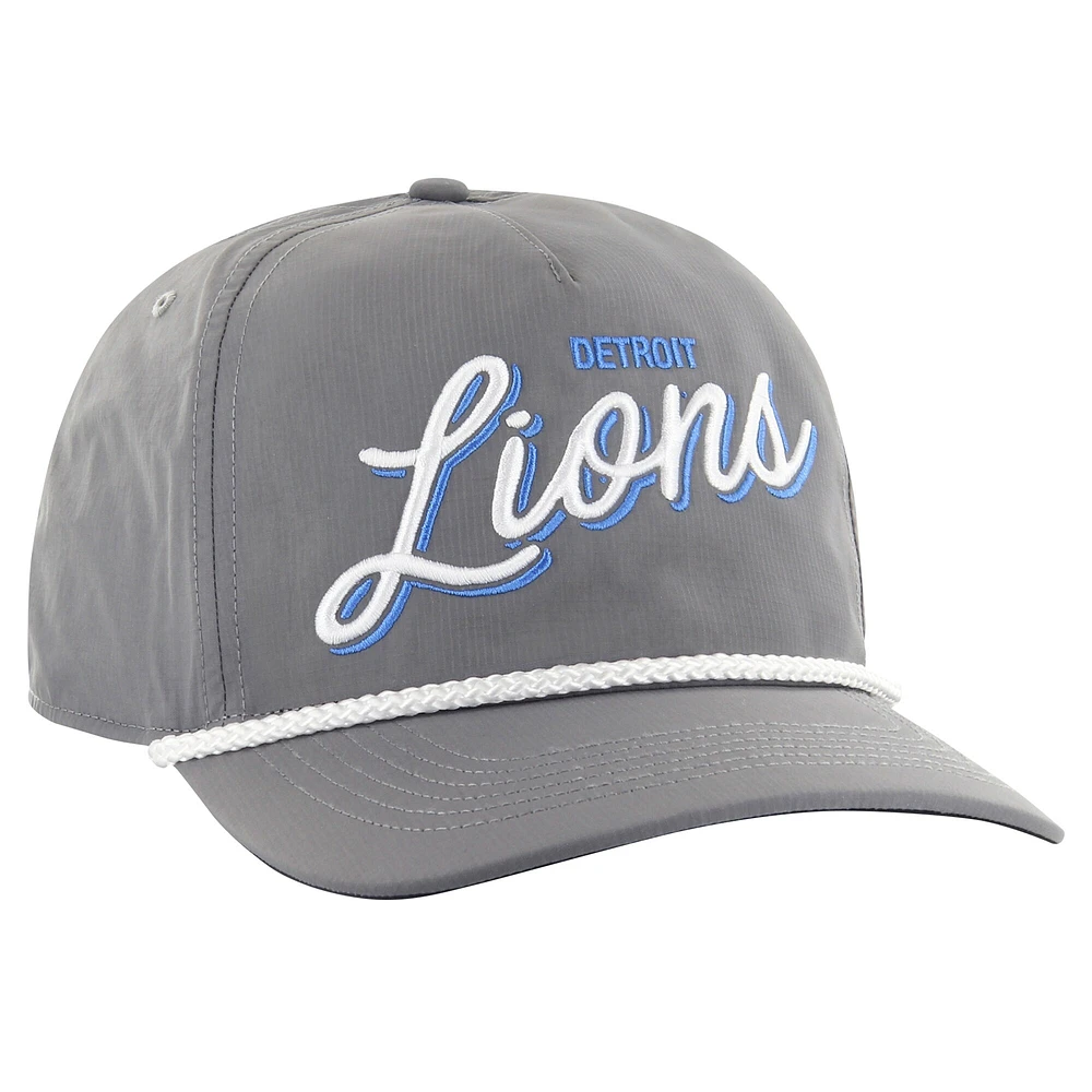 Casquette réglable '47 Detroit Lions Fairway Hitch brrr pour hommes, gris