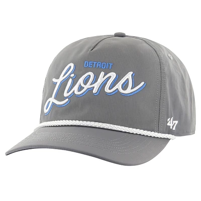 Casquette réglable '47 Detroit Lions Fairway Hitch brrr pour hommes, gris
