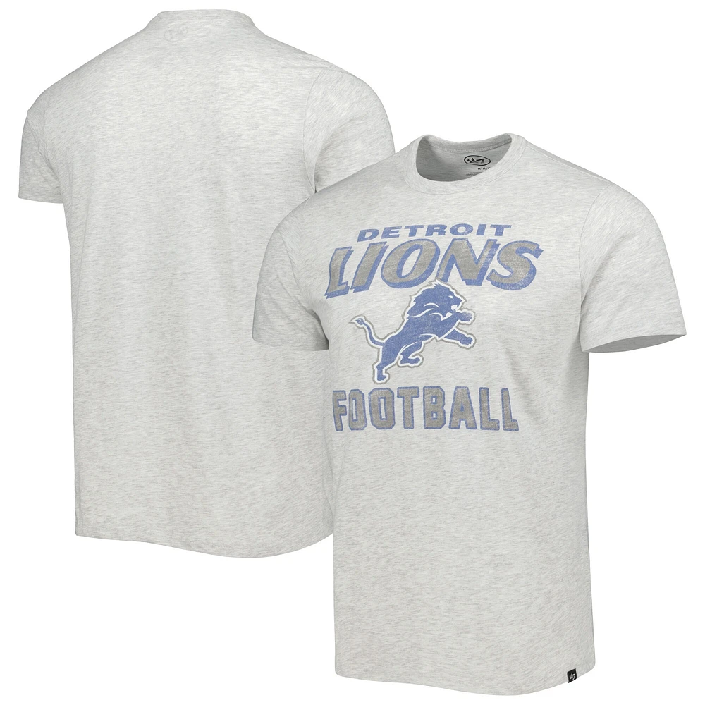 T-shirt léger Detroit Lions Dozer Franklin '47 gris chiné pour homme