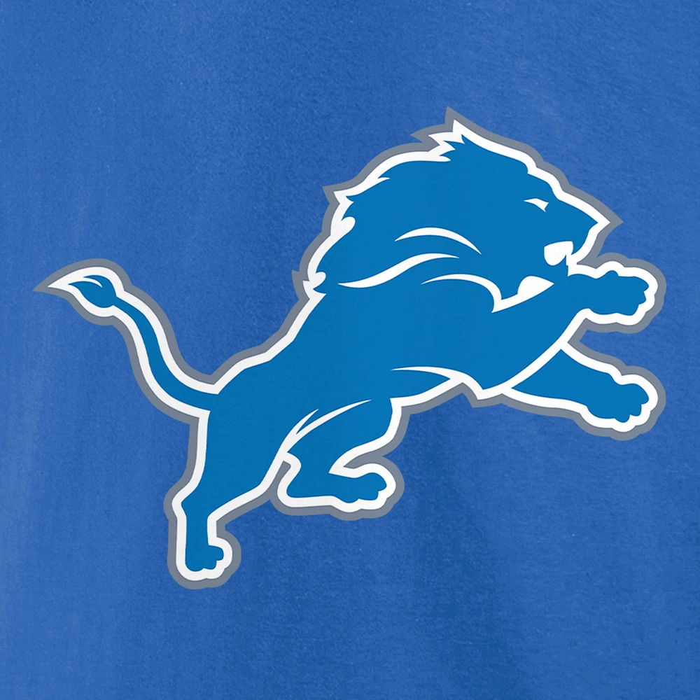 T-shirt bleu pour homme Aidan Hutchinson avec nom et numéro de joueur des Lions Detroit