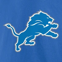 T-shirt bleu pour homme Aidan Hutchinson avec nom et numéro de joueur des Lions Detroit