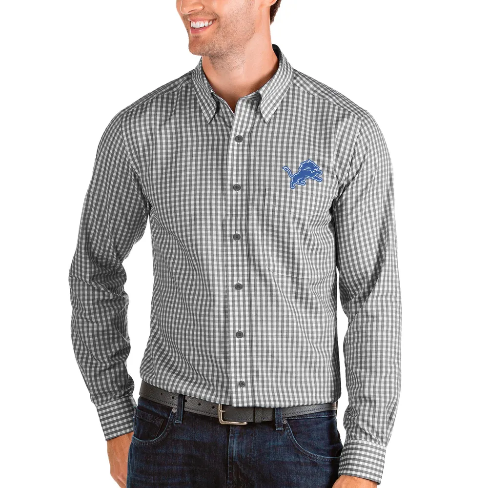 detroit lions button down shirt