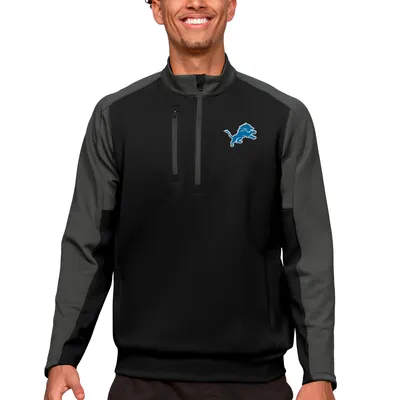 Nike Men's Sideline Coach (NFL Detroit Lions) Short-Sleeve Jacket in Black, Size: Medium | 00M400A9S-0BM