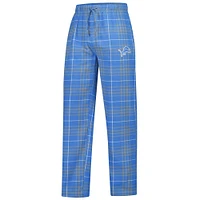 Men's Concepts Sport  Blue/Gray Detroit Lions Vector T-Shirt & Flannel Pants Sleep Set