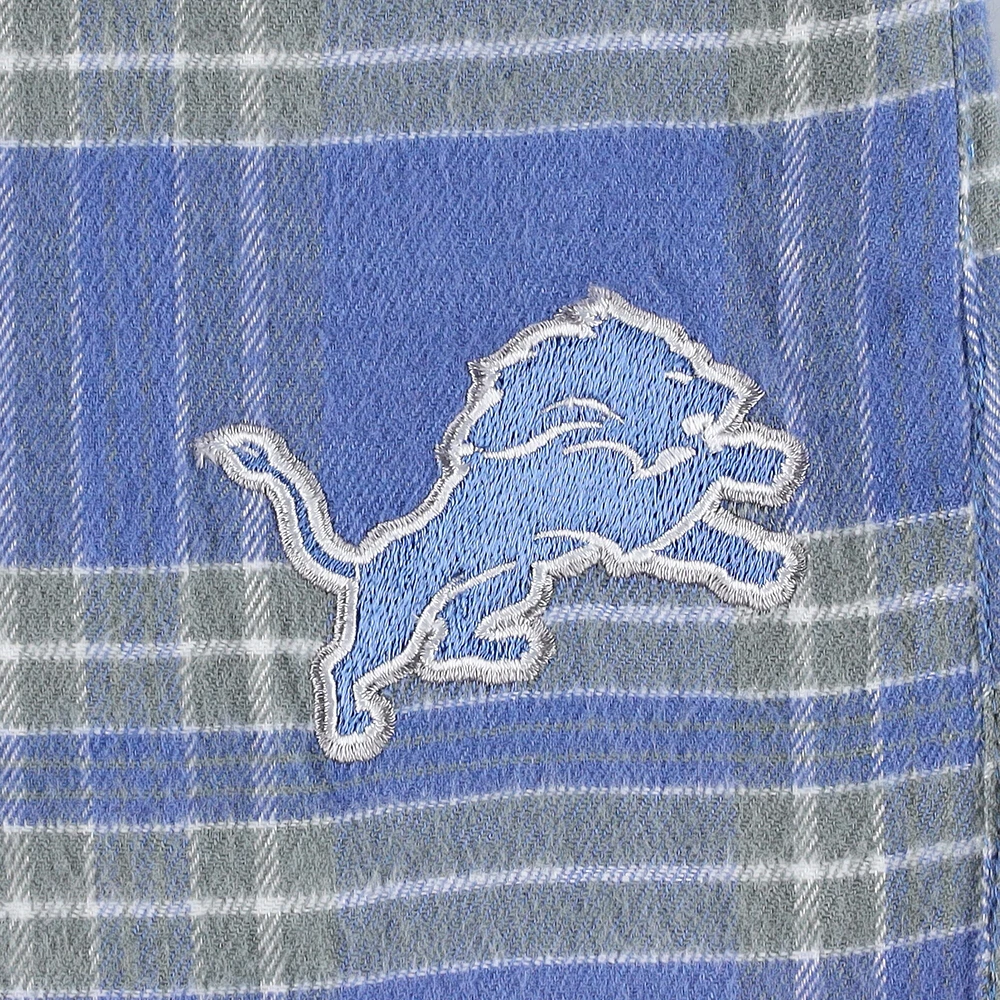 Men's Concepts Sport Blue/Silver Detroit Lions Big & Tall Ultimate Sleep Pant