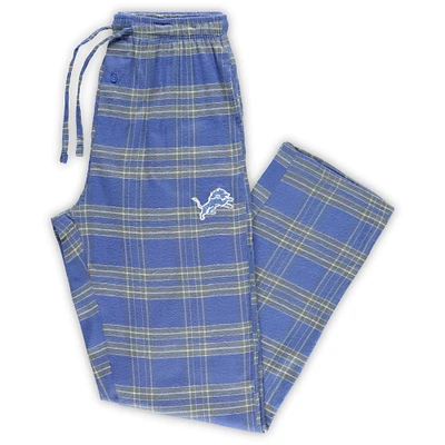 Men's Concepts Sport Blue/Silver Detroit Lions Big & Tall Ultimate Sleep Pant