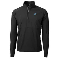 Lids Detroit Lions Cutter & Buck Adapt Eco Knit Hybrid Recycled Quarter-Zip  Raglan Jacket