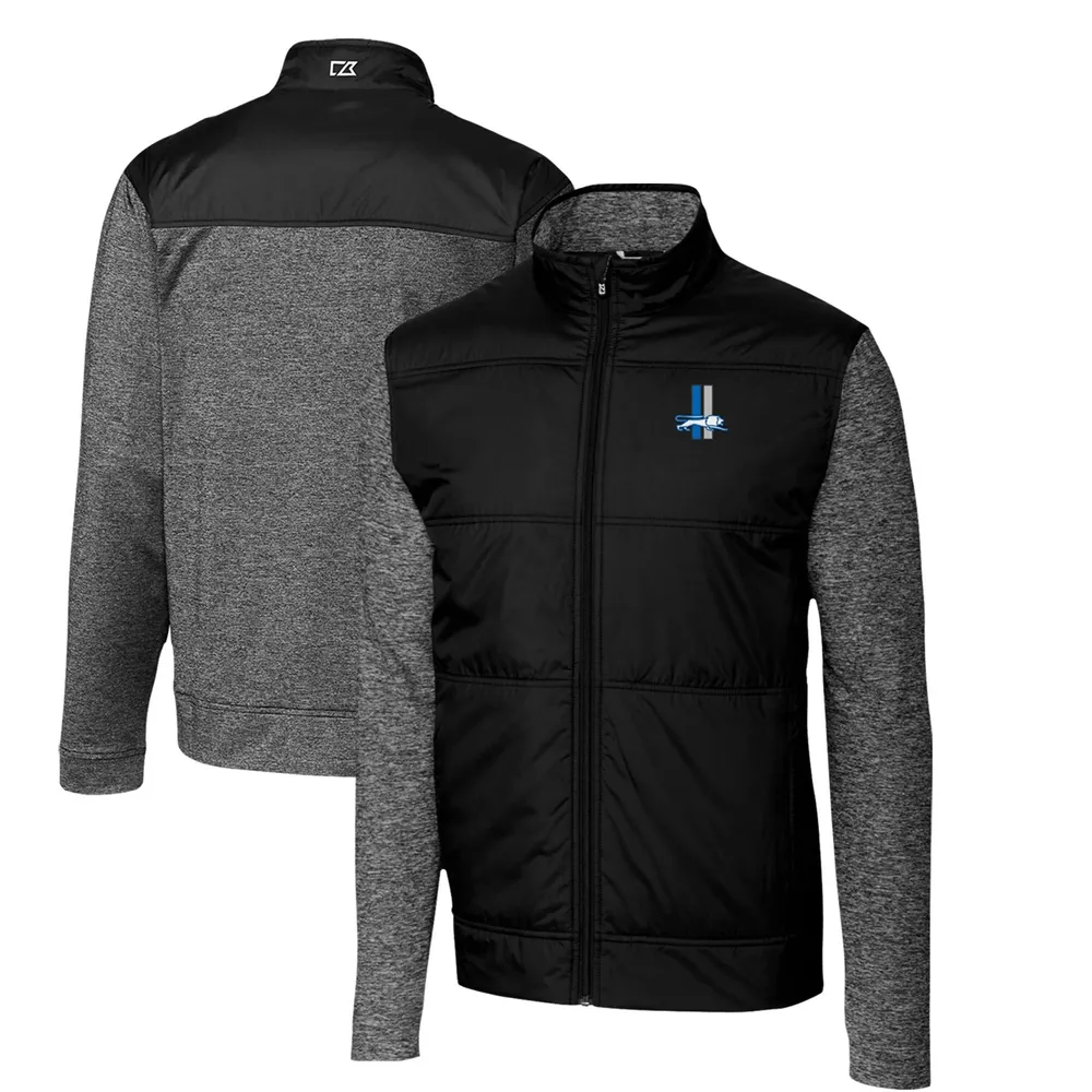 Lids Detroit Lions Cutter & Buck Throwback Logo Stealth Hybrid Quilted  Full-Zip Windbreaker Jacket