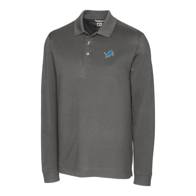 Lids Detroit Lions Cutter & Buck Advantage Long Sleeve Polo