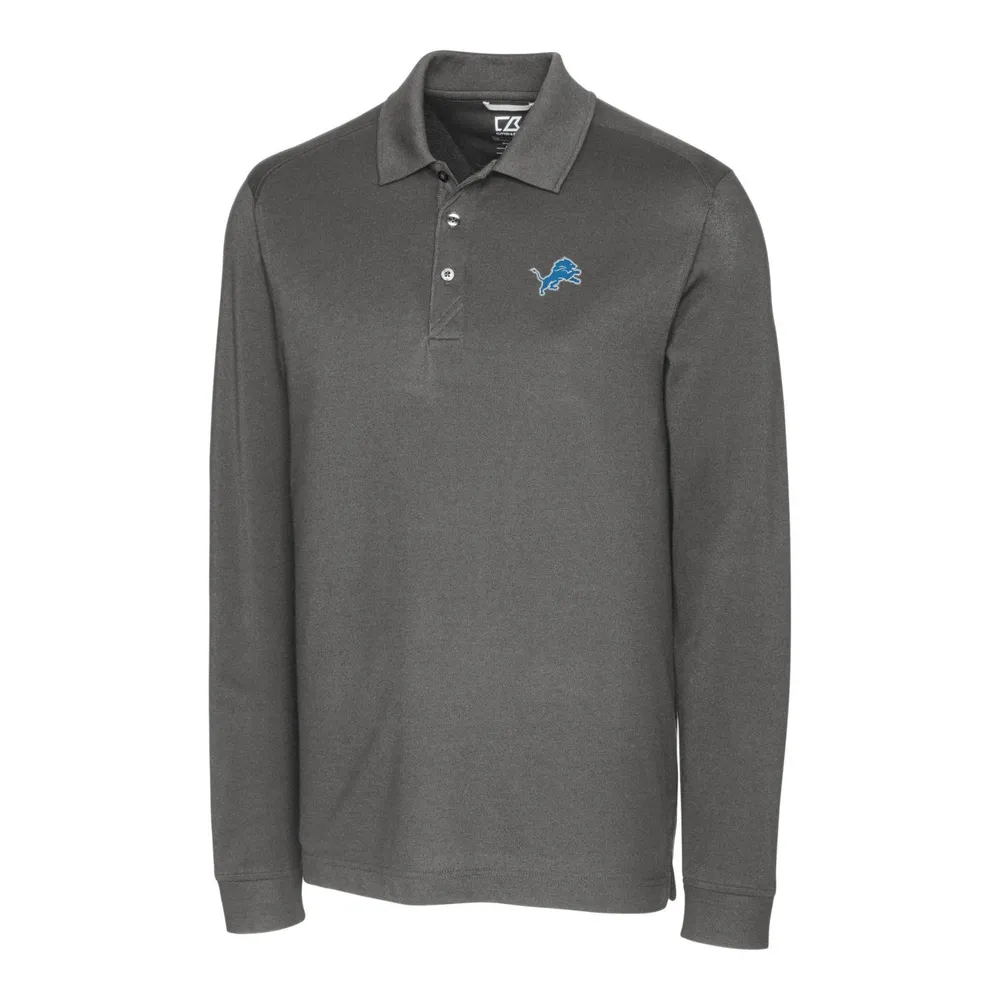 Lids Detroit Lions Cutter & Buck Team Advantage Pique Long Sleeve