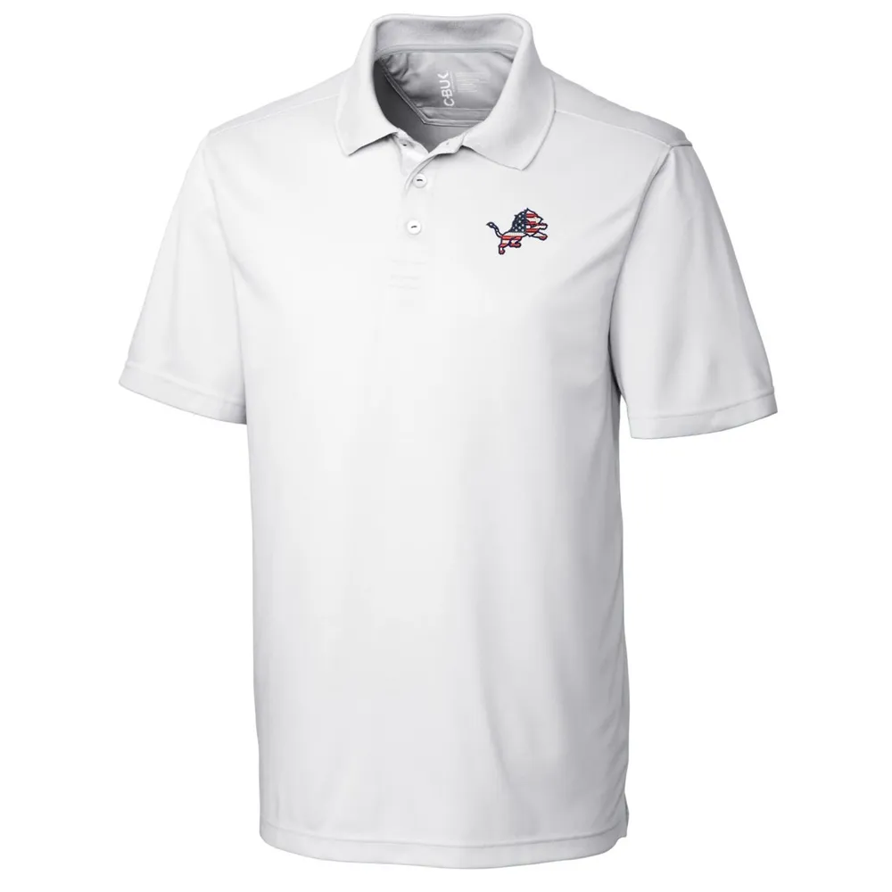 Lids Detroit Lions Cutter & Buck Americana Fairwood Polo - White