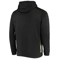 Men's Dunbrooke Black/Realtree Camo Detroit Lions Logo Ranger Pullover Hoodie