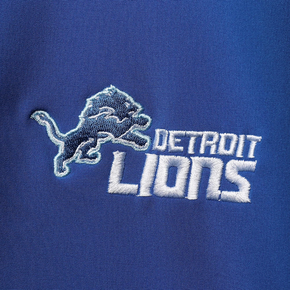 Men's Dunbrooke Blue/Gray Detroit Lions Alpha Full-Zip Jacket