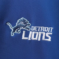 Men's Dunbrooke Blue/Gray Detroit Lions Alpha Full-Zip Jacket