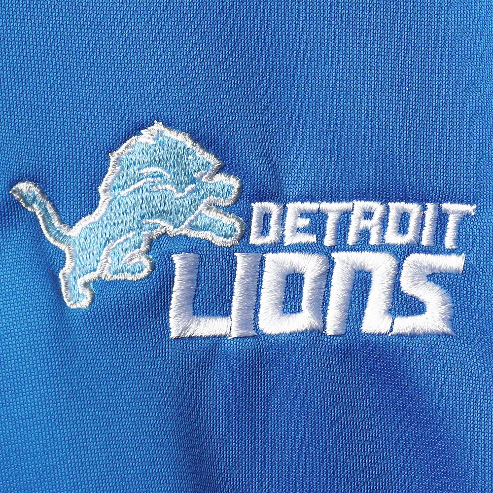 Men's Dunbrooke Blue/White Detroit Lions Apprentice Full-Zip Hoodie