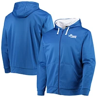 Men's Dunbrooke Blue/White Detroit Lions Apprentice Full-Zip Hoodie