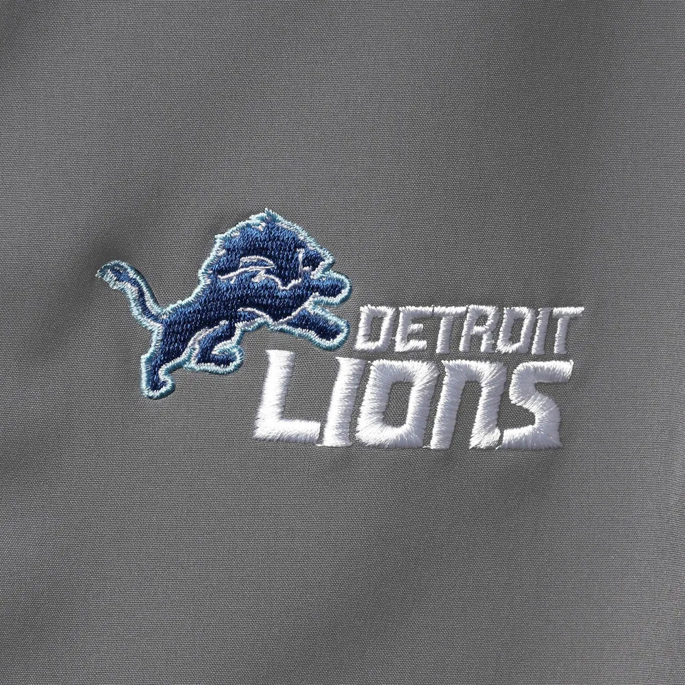 Men's Dunbrooke Charcoal Detroit Lions Sonoma Softshell Full-Zip Jacket