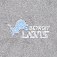 Men's Dunbrooke Heather Gray Detroit Lions All-Star Tech Quarter-Zip Top