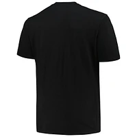 Men's Fanatics Black Detroit Lions Big & Tall Pop T-Shirt