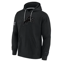 Men's Fanatics Black Detroit Lions Elements Pace Pullover Hoodie