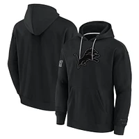 Men's Fanatics Black Detroit Lions Elements Pace Pullover Hoodie