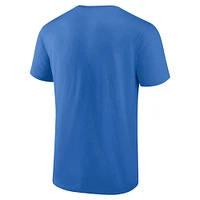 Men's Fanatics Blue Detroit Lions Coordinate T-Shirt