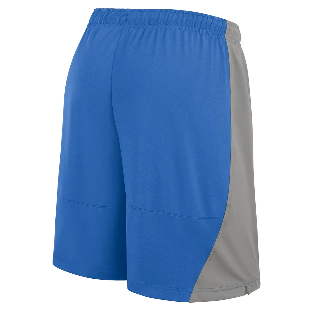 Men's Fanatics Blue Detroit Lions No Defense Shorts