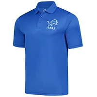 Men's Fanatics  Blue Detroit Lions Polo