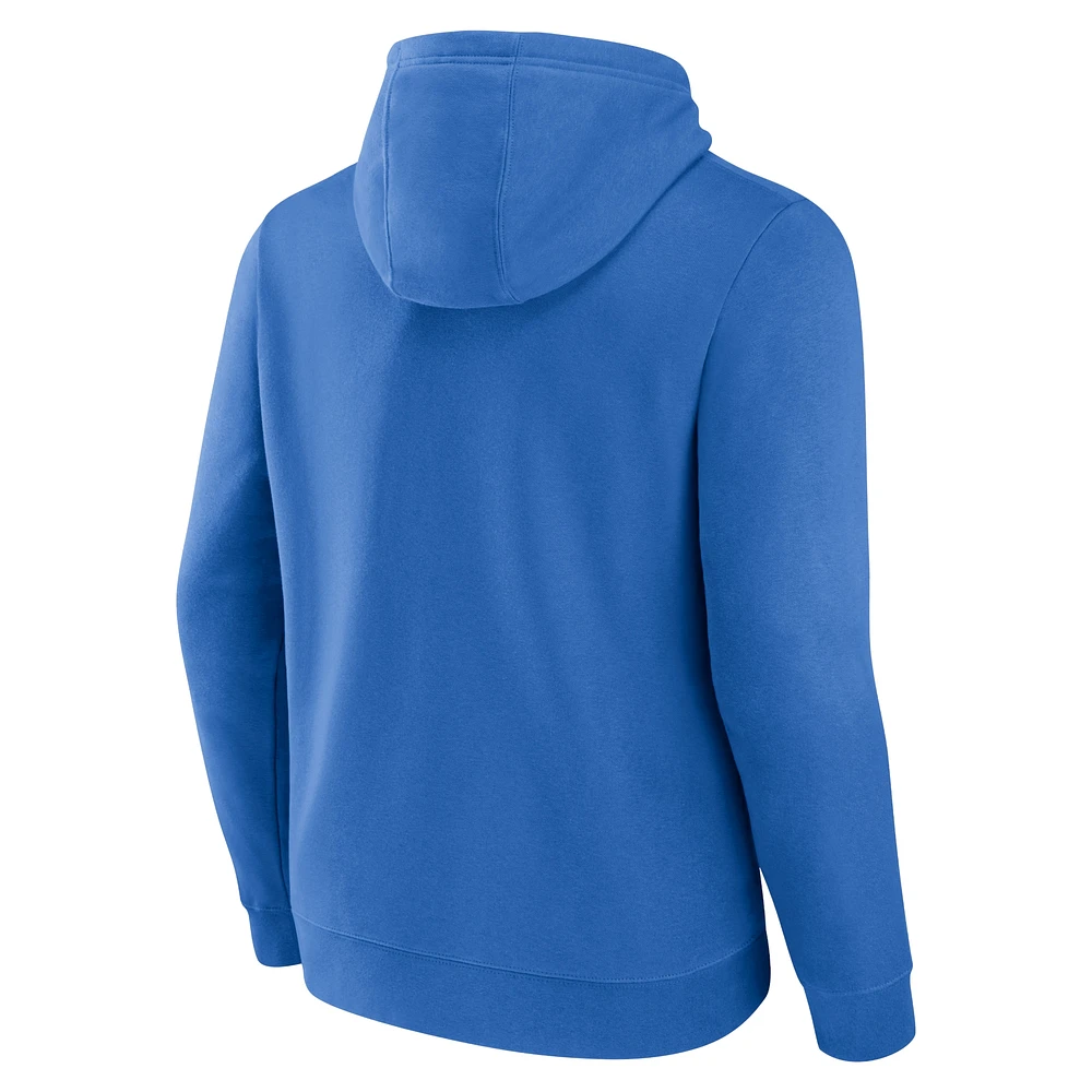 Sweat à capuche bleu Pylon Outline pour homme Fanatics Detroit Lions