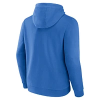 Men's Fanatics Blue Detroit Lions Pylon Outline Pullover Hoodie