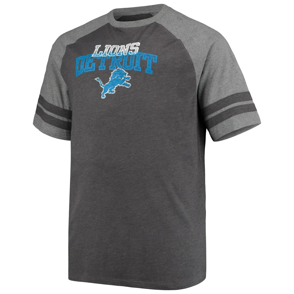 Women's Fanatics Branded Heathered Gray Detroit Lions Plus Size