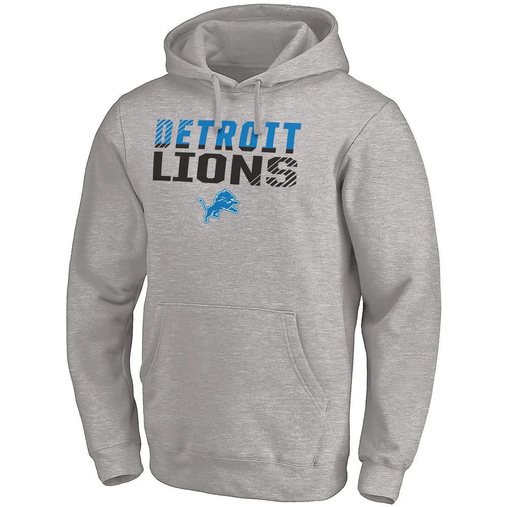 Detroit Lions Nike Women's Team Logo Club Fleece Pullover Hoodie - Heather  Gray