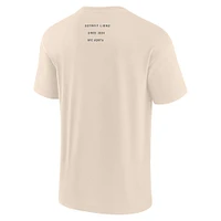 Men's Fanatics Cream Detroit Lions Elements Weathered Tonal Future Ground T-Shirt