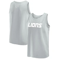 Débardeur gris Detroit Lions Elements Fanatics pour hommes