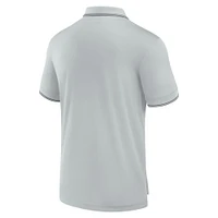 Men's Fanatics Gray Detroit Lions Front Office Pique Polo