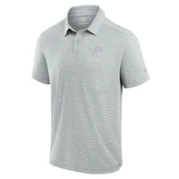 Men's Fanatics Gray Detroit Lions Front Office Tech Polo Shirt