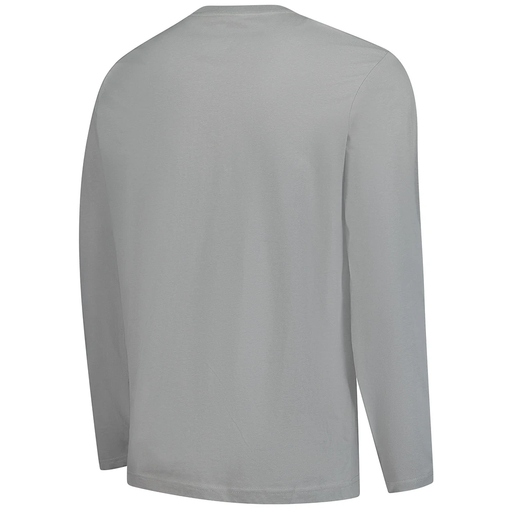 Men's Fanatics  Gray Detroit Lions Long Sleeve T-Shirt