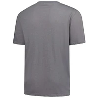Men's Fanatics Heather Gray Detroit Lions Big & Tall Top Notch T-Shirt
