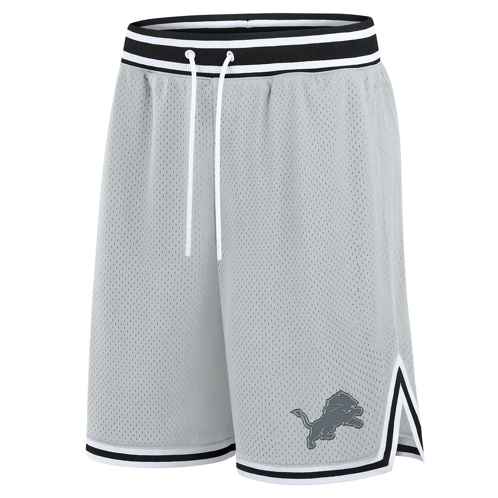 Short Fanatics pour homme Detroit Lions Elements Future Ground Silver