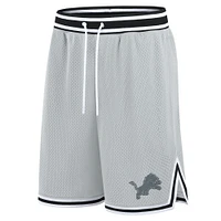 Short Fanatics pour homme Detroit Lions Elements Future Ground Silver