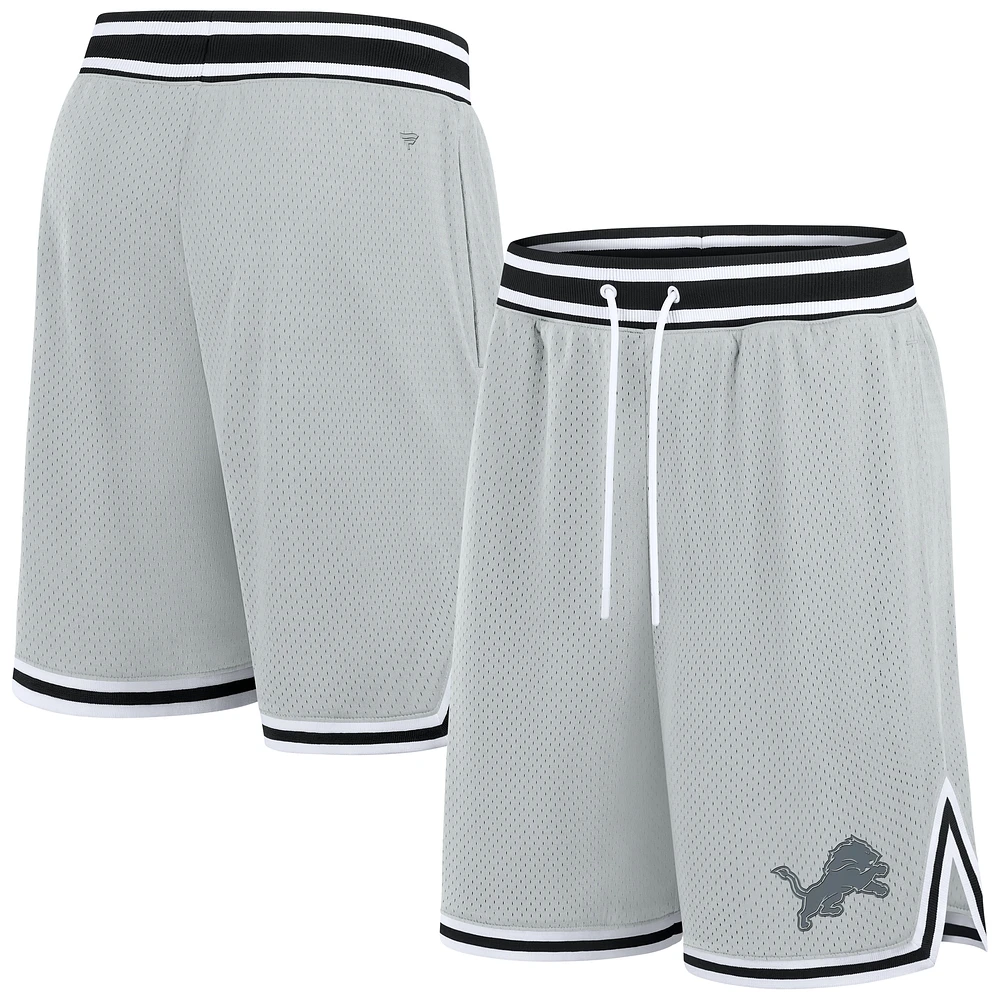 Short Fanatics pour homme Detroit Lions Elements Future Ground Silver