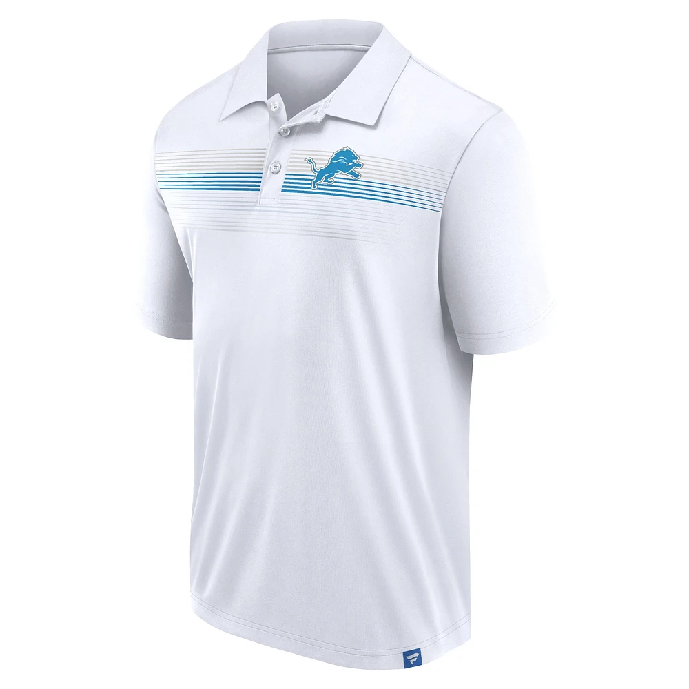 Polo sublimé blanc Detroit Lions Big & Tall Fanatics pour hommes