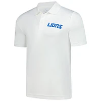 Polo Fanatics blanc pour homme des Detroit Lions