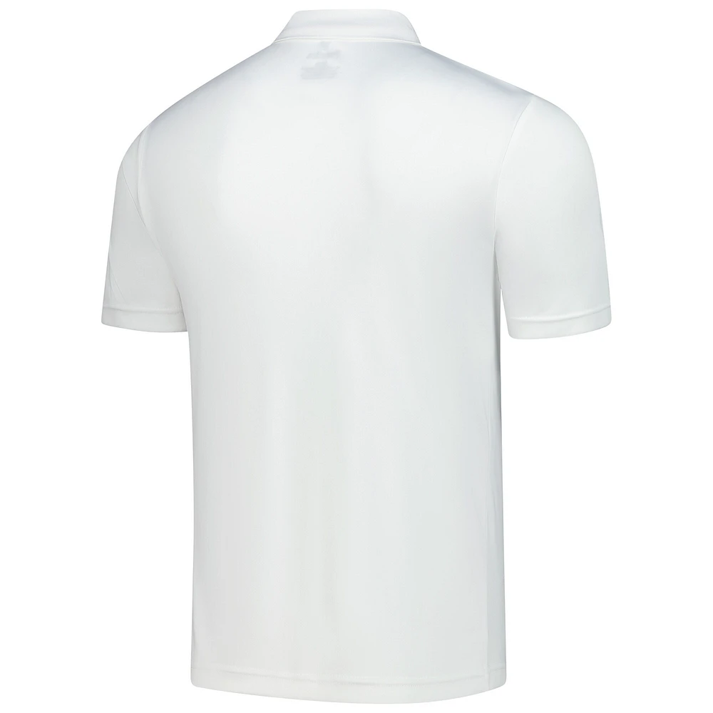 Polo Fanatics blanc pour homme des Detroit Lions