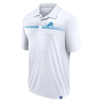 Men's Fanatics White Detroit Lions Victory For Us Interlock Polo